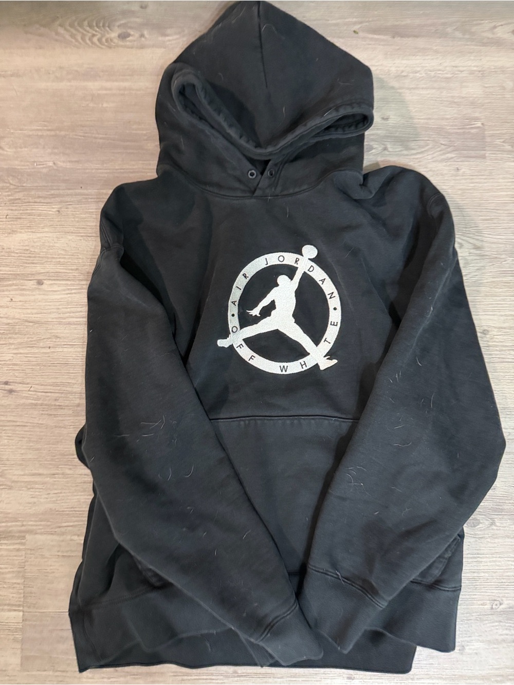 Jordan Off White Black Hoodie